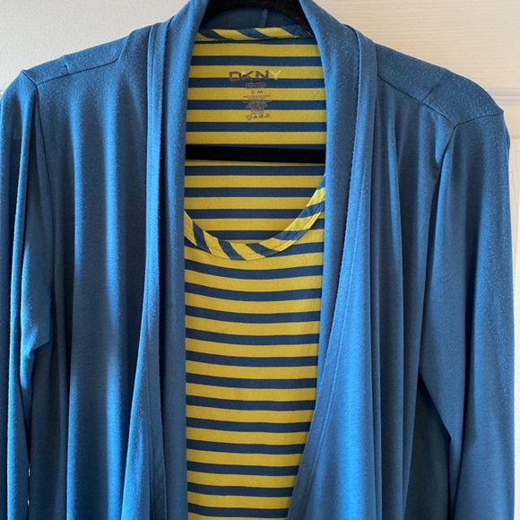 DKNY top with faux cardigan - Picture 2 of 7